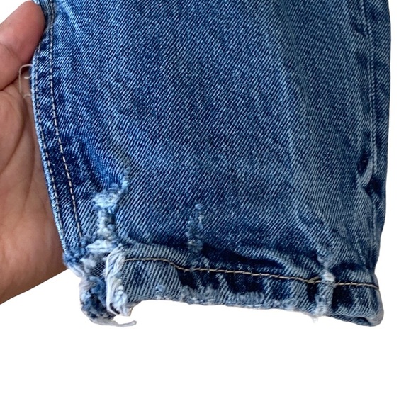 Zara High-Rise‎ Distressed Slim Ankle Jeans - Picture 12 of 13